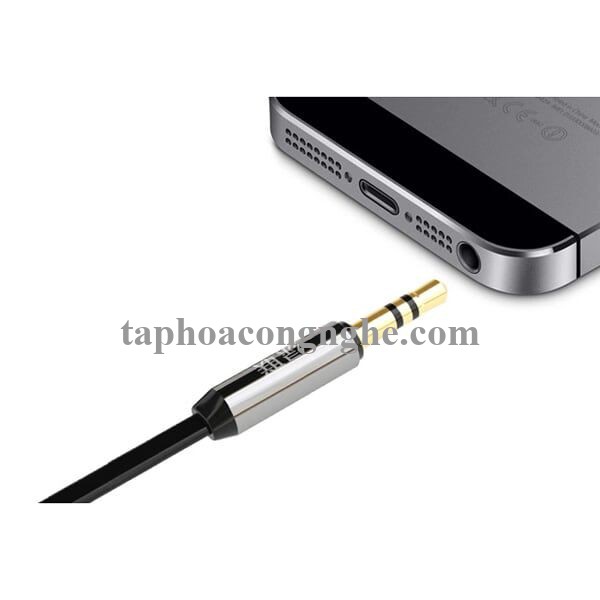 Ugreen 10731 5M màu Đen Cáp âm thanh 2 đầu 3.5mm dương dây dẹt 10731 30010731